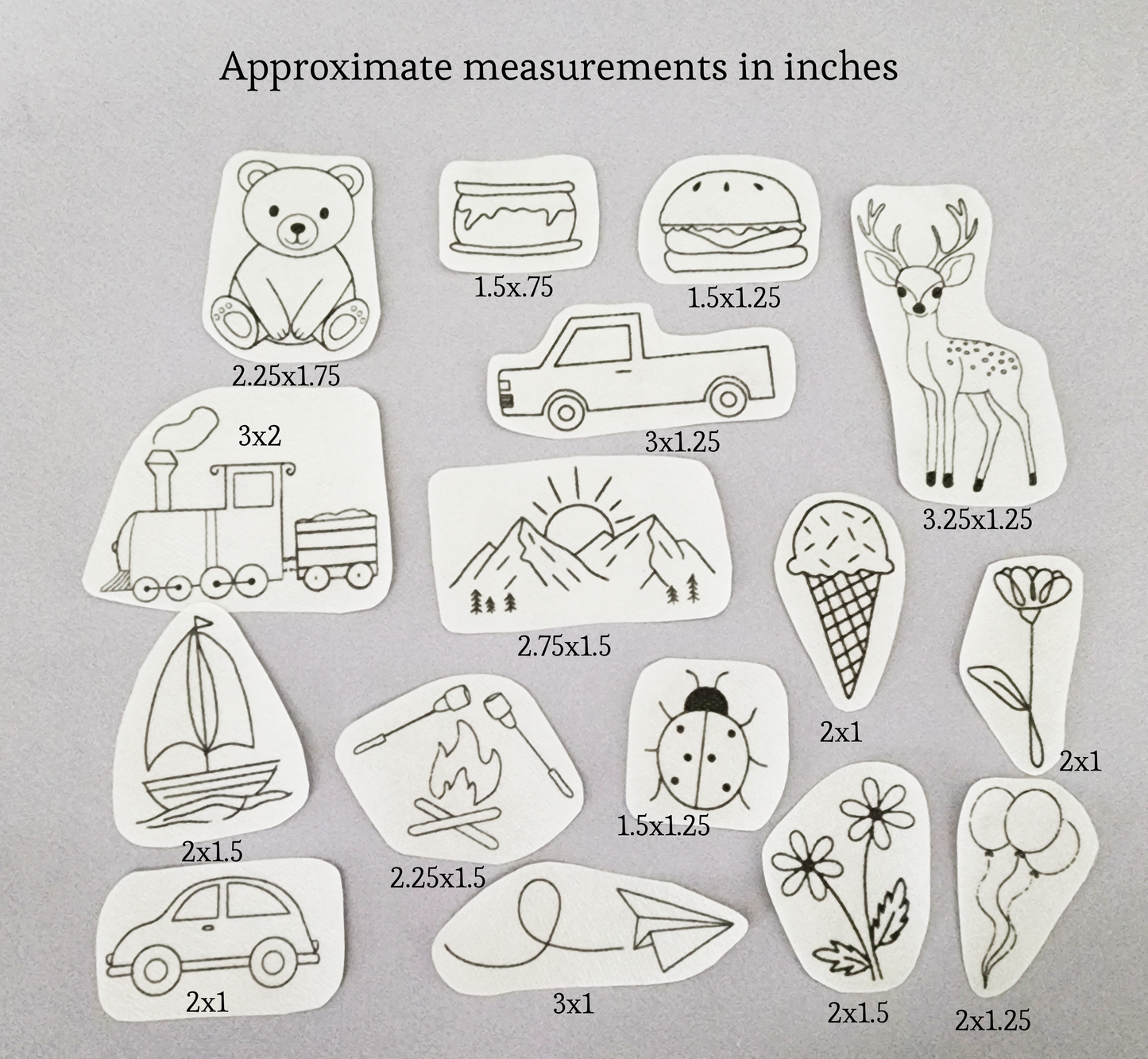 Pdf kids embroidery patterns