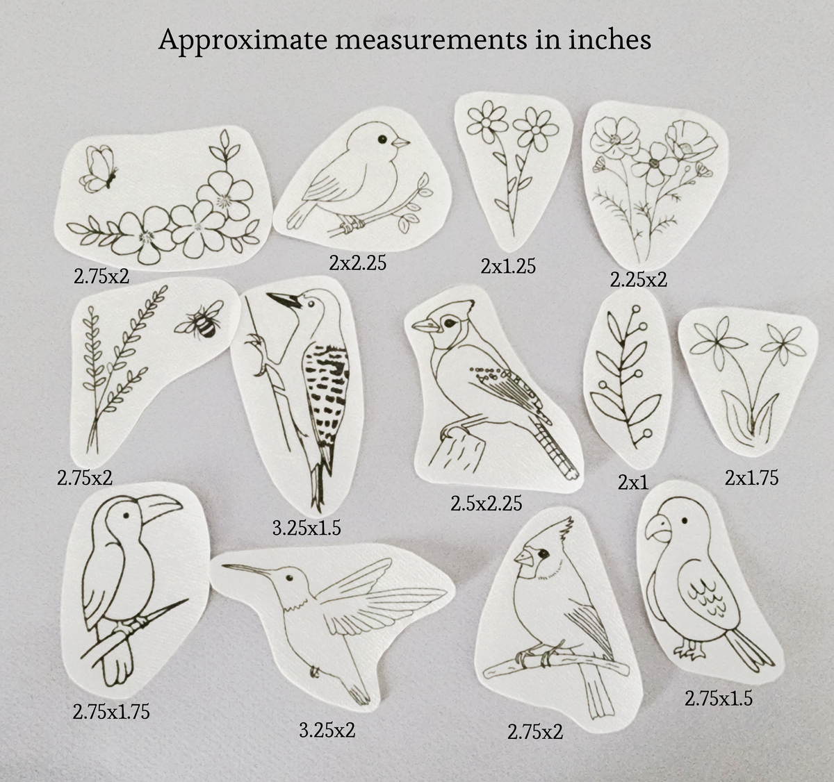 Pdf bird hand embroidery patterns