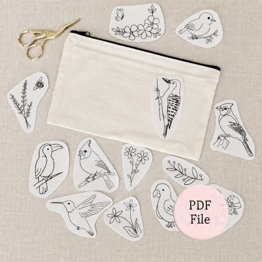 Pdf bird hand embroidery patterns