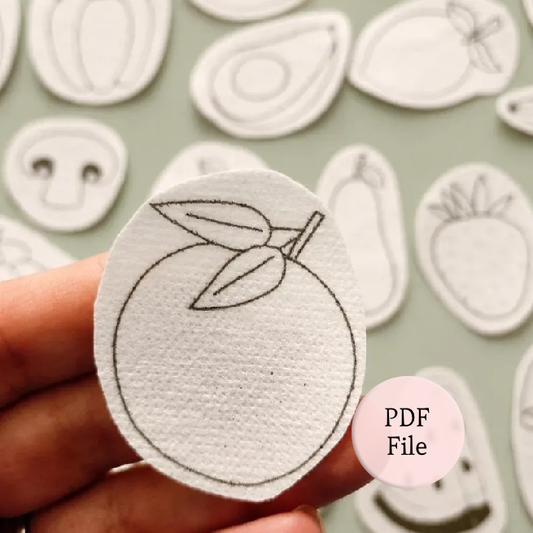 Pdf fruit and vegetable hand embroidery patterns