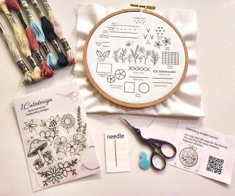 Beginner embroidery kit