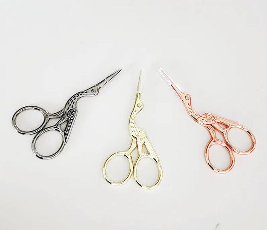 Embroidery stork scissors