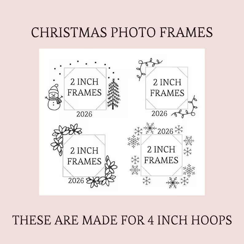 Pdf stick and stitch Christmas embroidery patterns