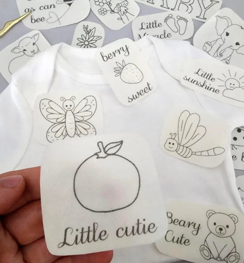 Stick and stitch baby hand embroidery patterns