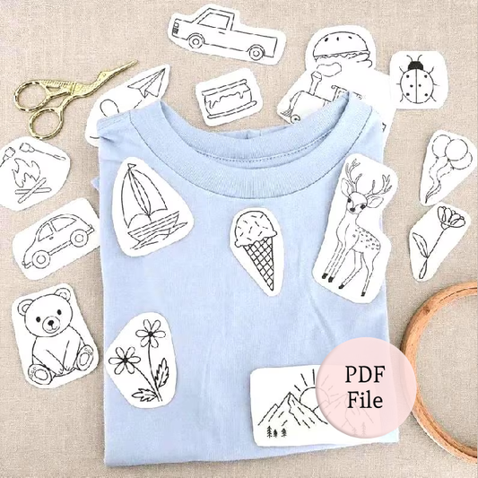 Pdf kids embroidery patterns