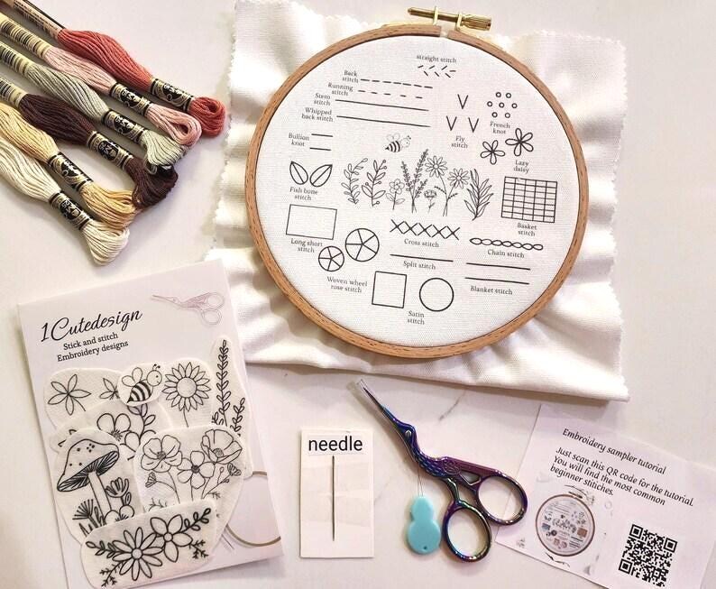 Beginner embroidery kit