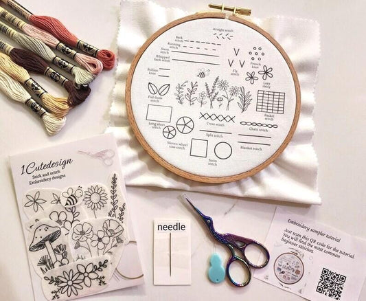 Beginner embroidery kit